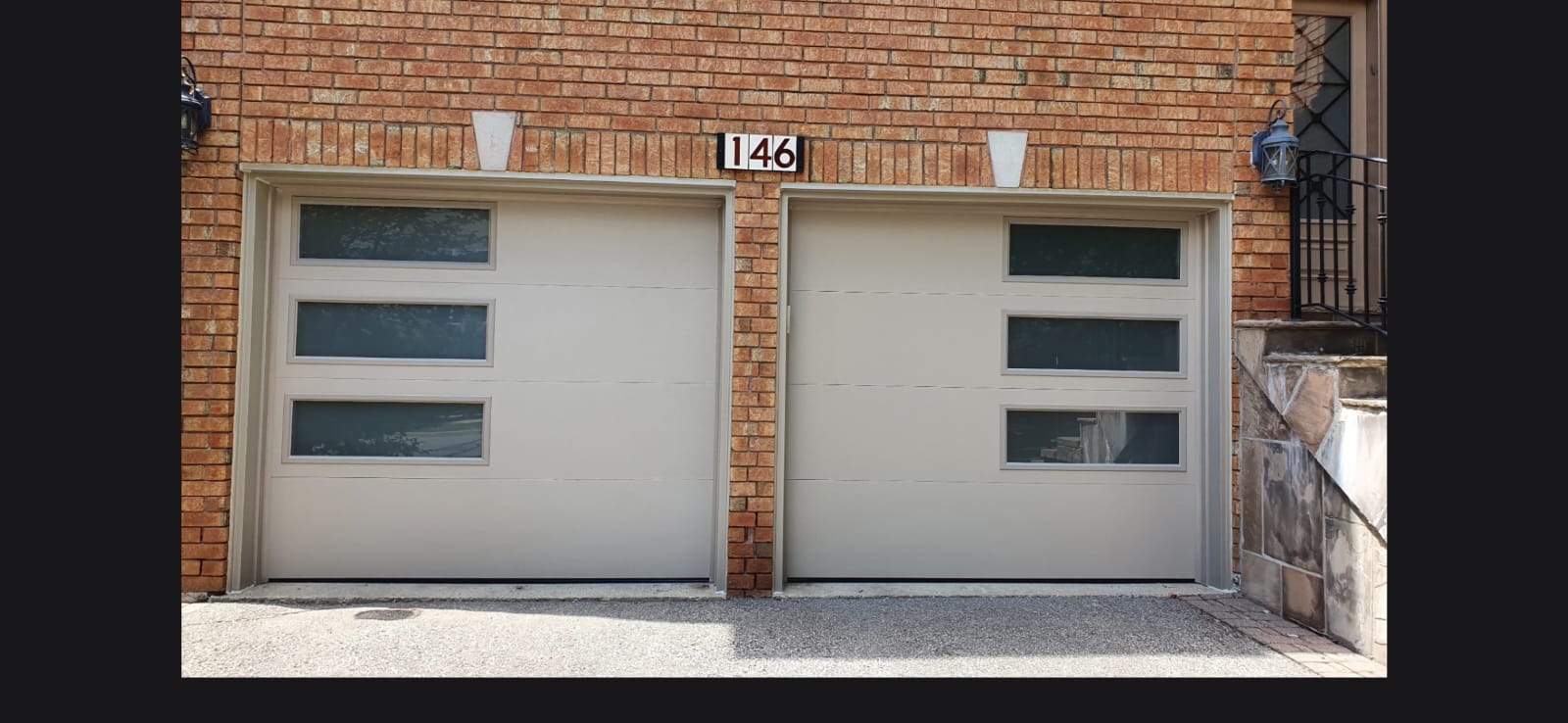 Sol garage door installation example